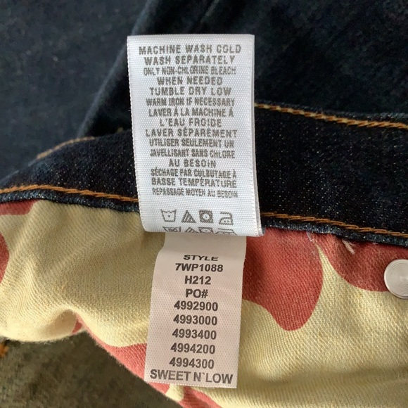 Lucky Jeans Sweet n Low size 8 size 29 dark blue - Picture 7 of 10